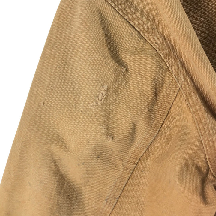 Carhartt Active Jacket Duck Full Zip Hoodie Men's XL unclear Beige type Vintage Second Hand