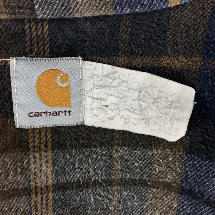 90'S Carhartt Active Jacket Duck Full Zip Parka Made in USA Men's XXL Vintage unclear Beige type Vintage Second Hand