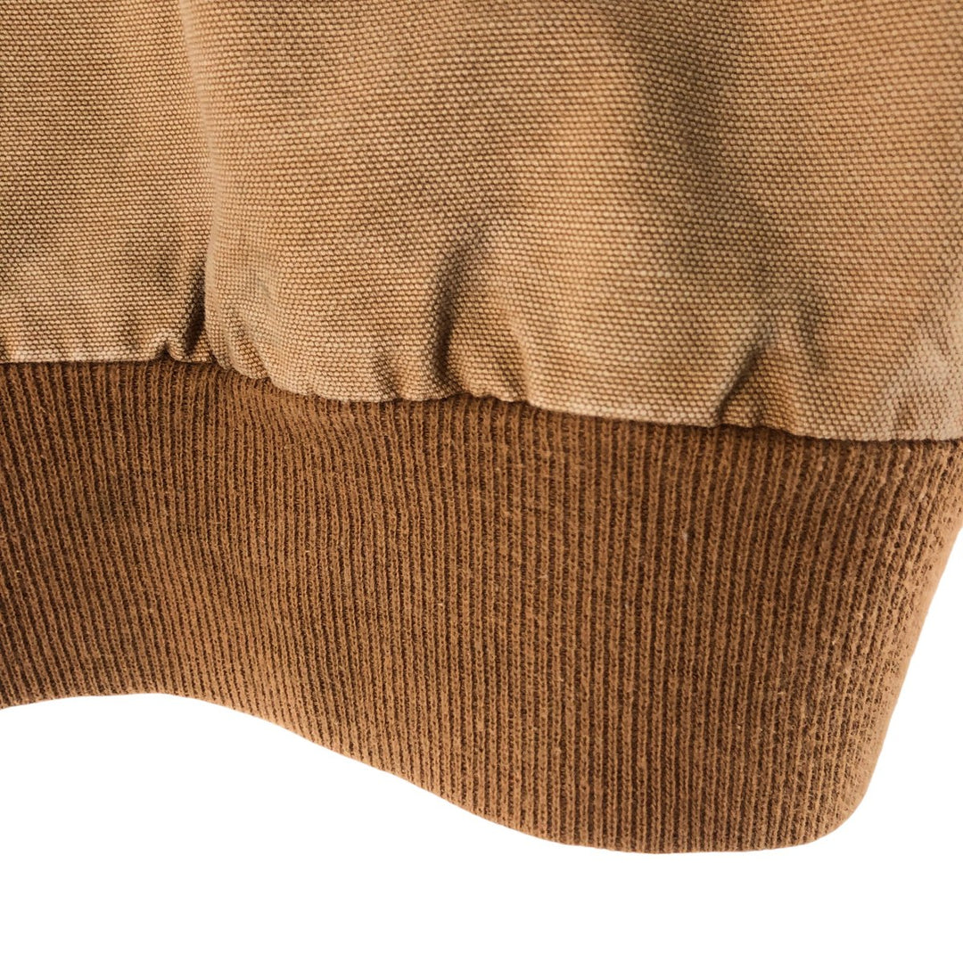 90'S Carhartt Active Jacket Duck Full Zip Parka Made in USA Men's XXL Vintage unclear Beige type Vintage Second Hand