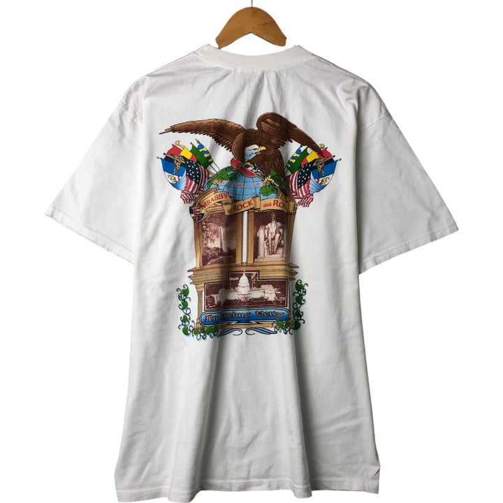 90'S HARD ROCK CAFE Hard Rock Cafe Advertising T-shirt Made in USA Men's XL Vintage cotton white type Vintage Second Hand