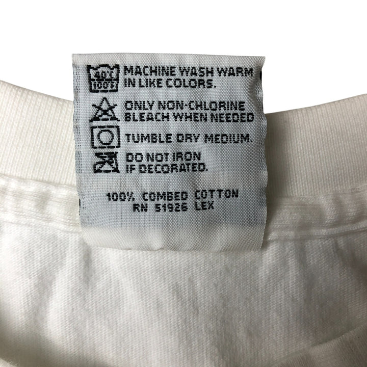 90'S HARD ROCK CAFE Hard Rock Cafe Advertising T-shirt Made in USA Men's XL Vintage cotton white type Vintage Second Hand