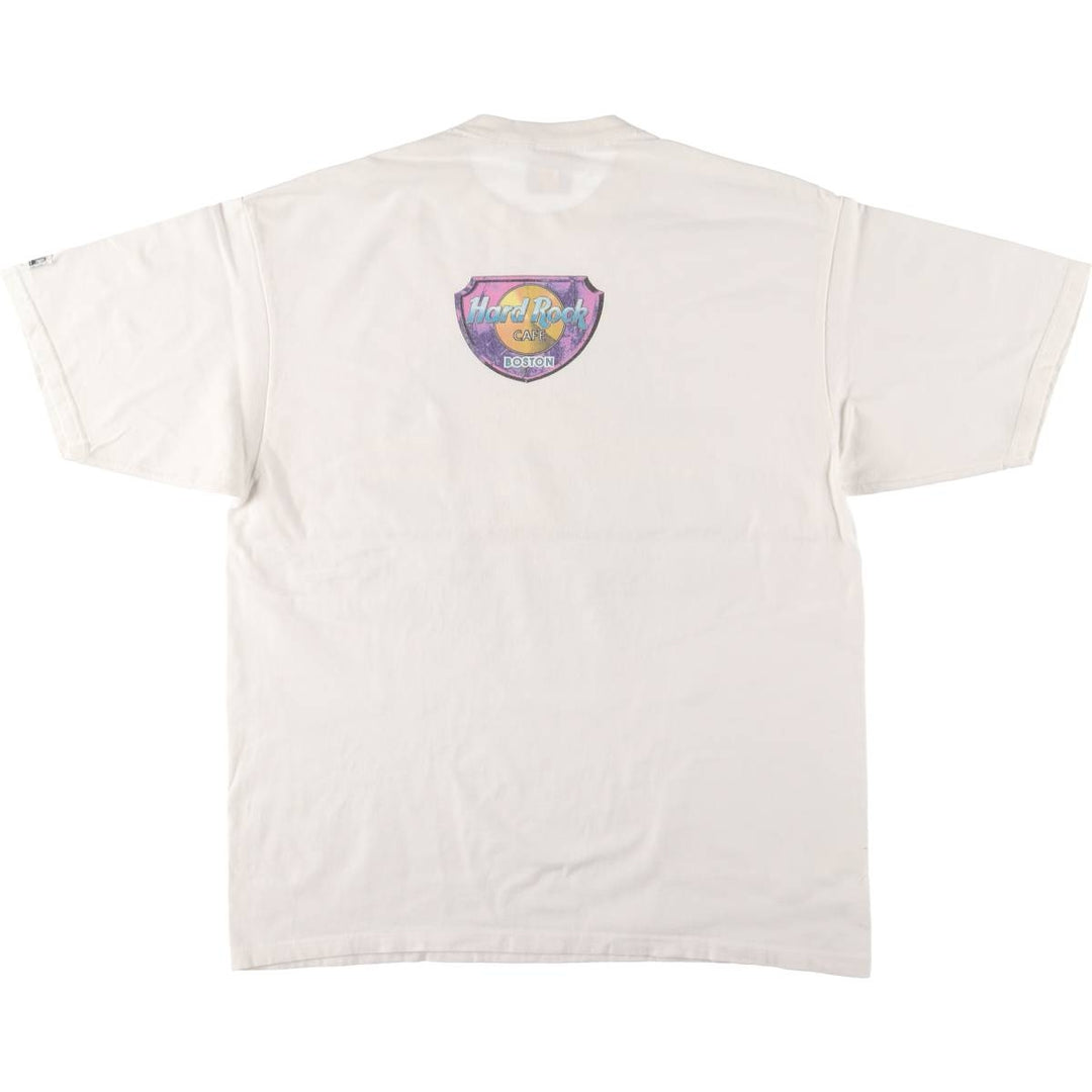 90'S HARD ROCK CAFE Hard Rock Cafe Advertising T-shirt Made in USA Men's XL Vintage cotton white type Vintage Second Hand