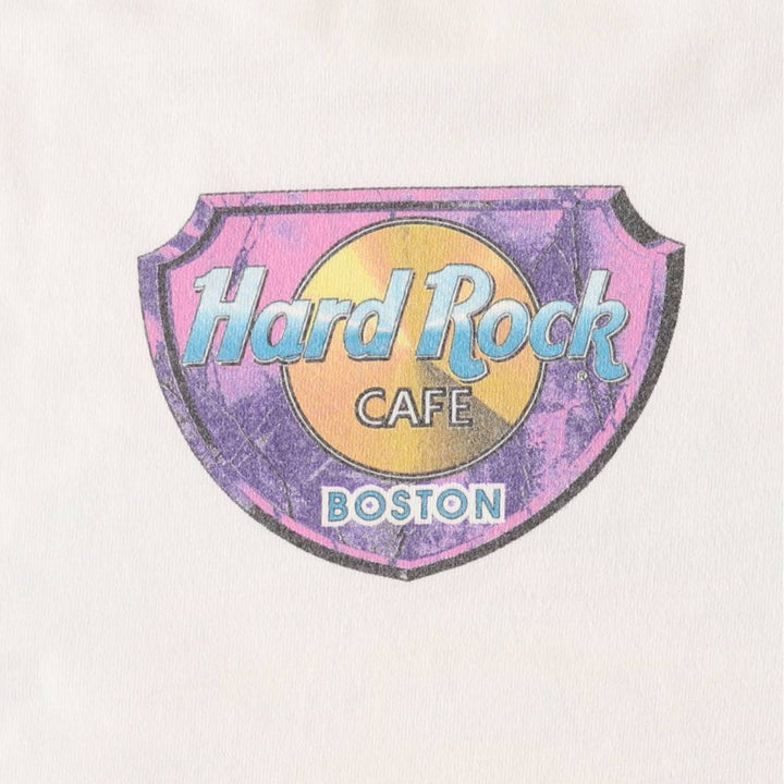 90'S HARD ROCK CAFE Hard Rock Cafe Advertising T-shirt Made in USA Men's XL Vintage cotton white type Vintage Second Hand