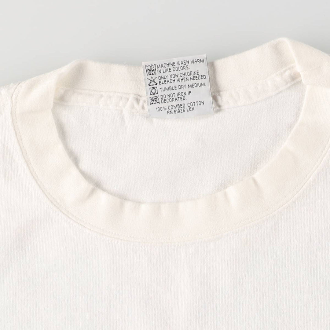 90'S HARD ROCK CAFE Hard Rock Cafe Back Print Advertising T-Shirt Made in USA Men's XL Vintage cotton white type Vintage Second Hand