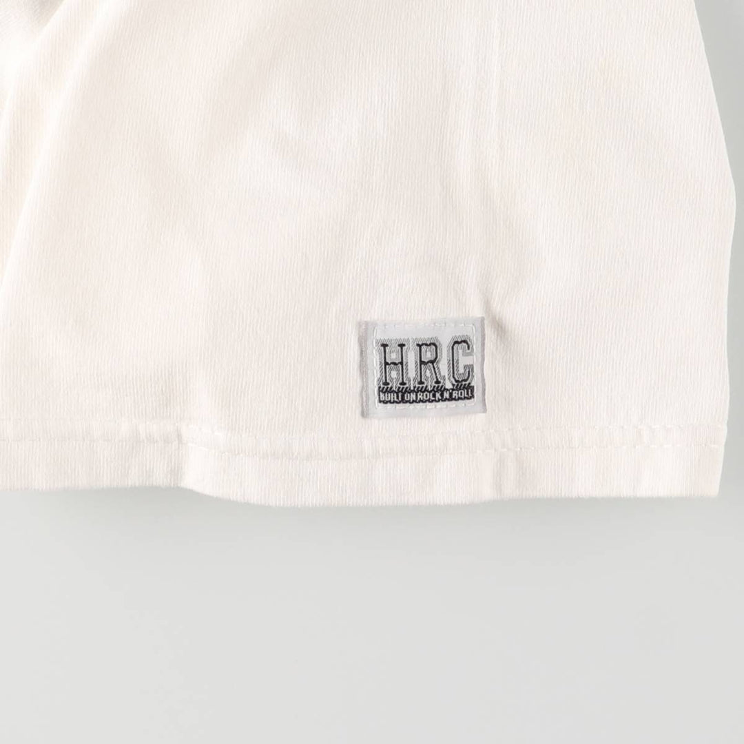 90'S HARD ROCK CAFE Hard Rock Cafe Back Print Advertising T-Shirt Made in USA Men's XL Vintage cotton white type Vintage Second Hand