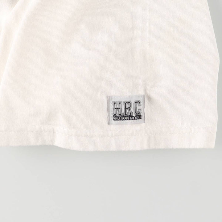 90'S HARD ROCK CAFE Hard Rock Cafe Back Print Advertising T-Shirt Made in USA Men's XL Vintage cotton white type Vintage Second Hand