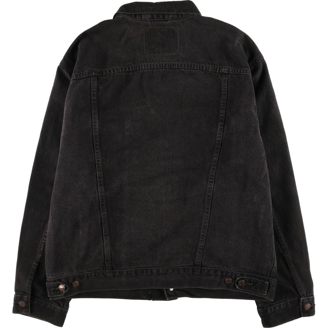 Levi's 70507 STANDARD TRUCKER Black Denim Jacket G-Jean Men's XL cotton black type Vintage Second Hand