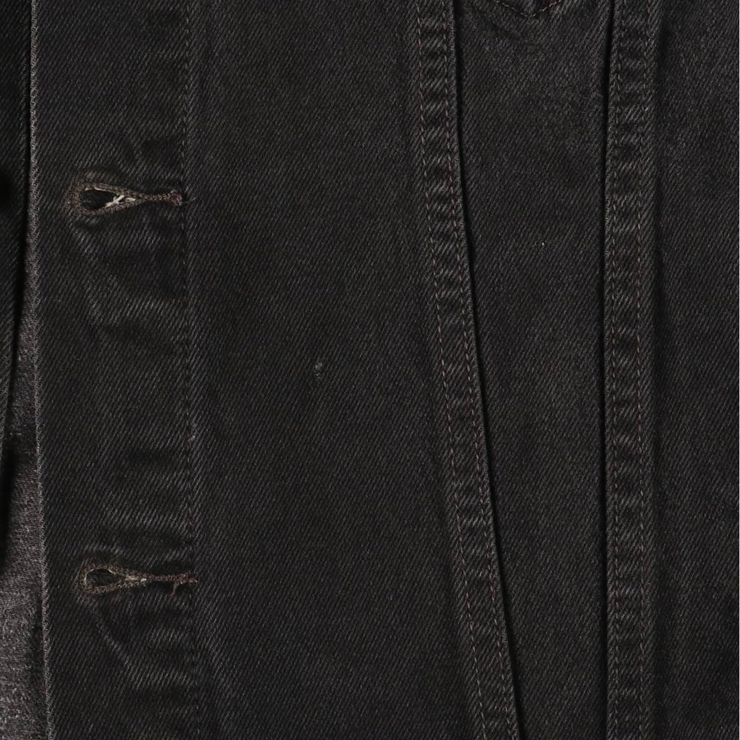 Levi's 70507 STANDARD TRUCKER Black Denim Jacket G-Jean Men's XL cotton black type Vintage Second Hand