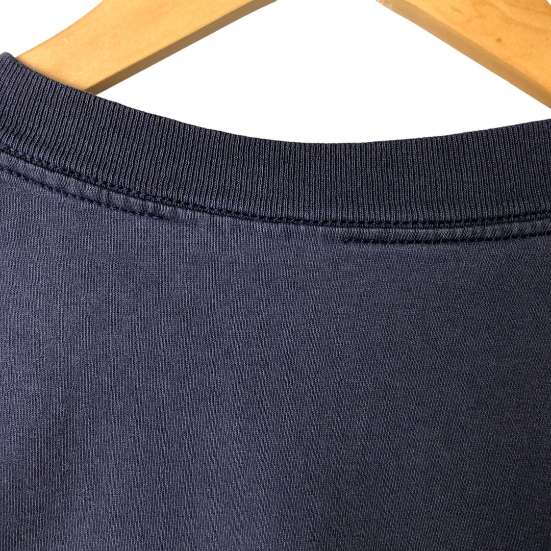 NO FEAR Surf Skate T-shirt Men's XL size unclear navy blue type Vintage Second Hand