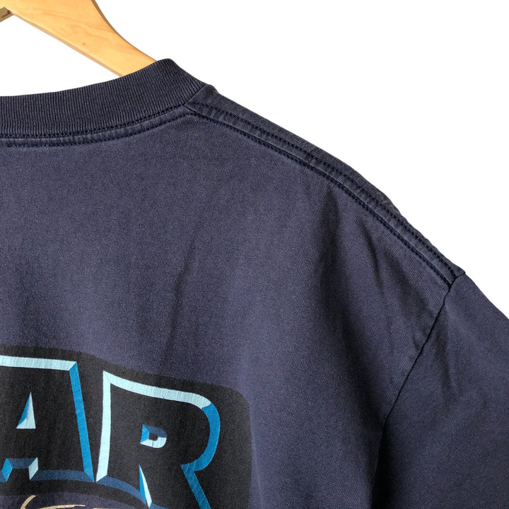 NO FEAR Surf Skate T-shirt Men's XL size unclear navy blue type Vintage Second Hand