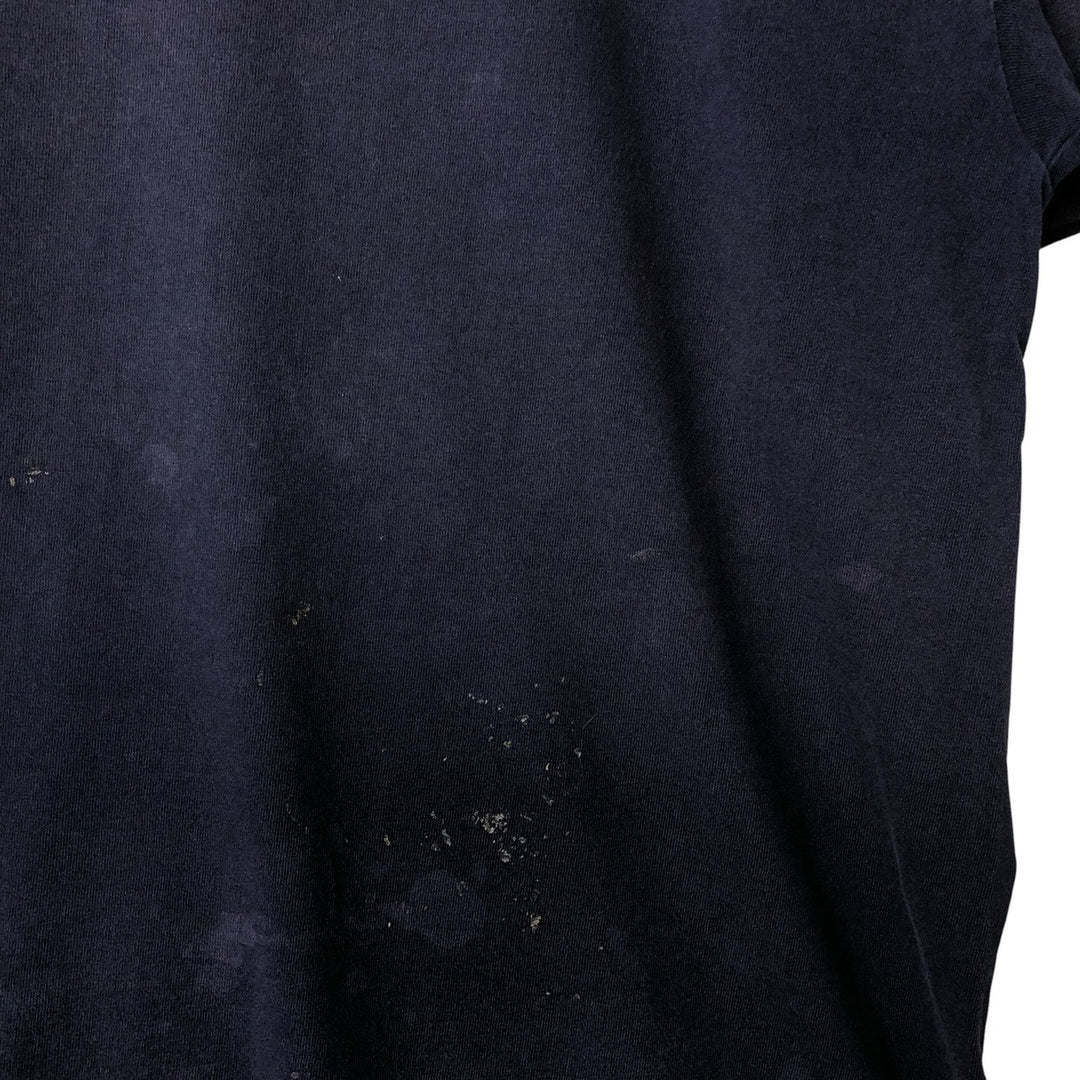 NO FEAR Surf Skate T-shirt Men's XL size unclear navy blue type Vintage Second Hand