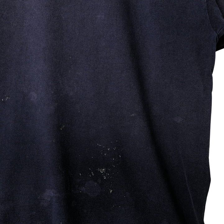 NO FEAR Surf Skate T-shirt Men's XL size unclear navy blue type Vintage Second Hand