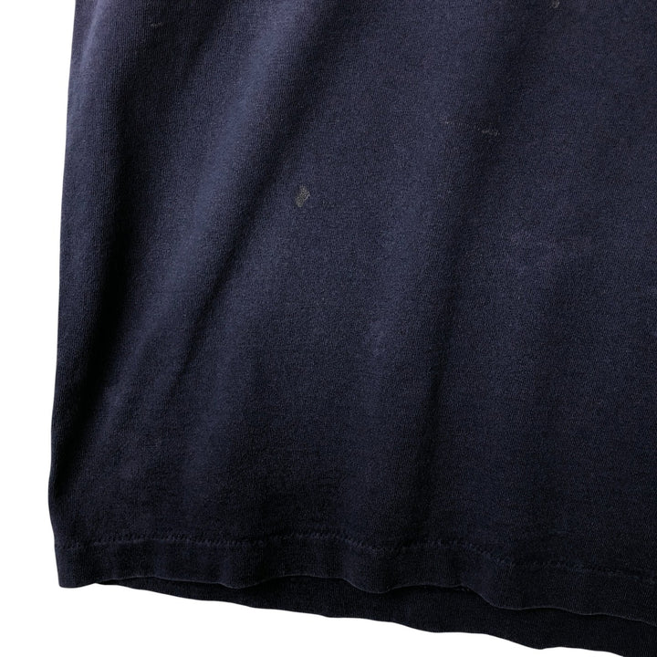 NO FEAR Surf Skate T-shirt Men's XL size unclear navy blue type Vintage Second Hand