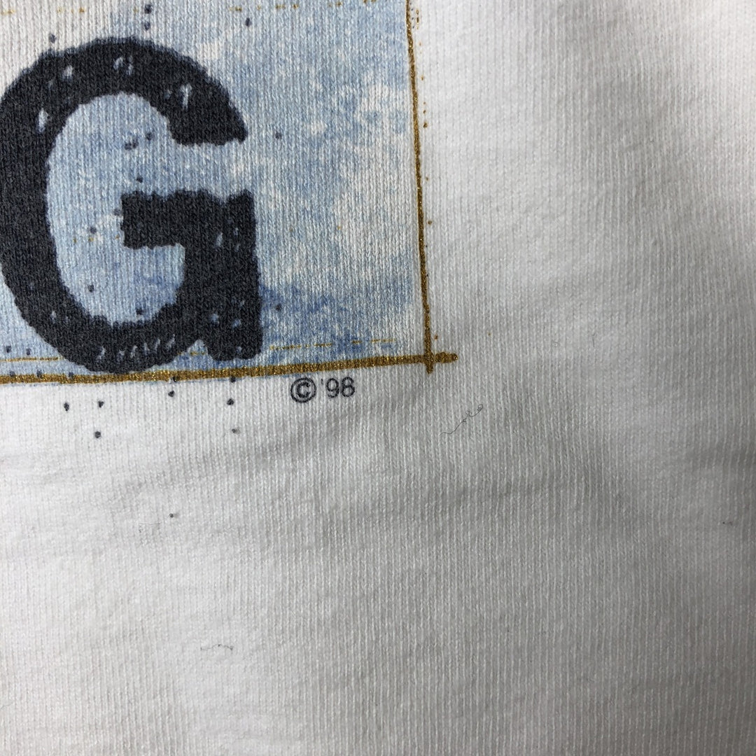90'S Billabong surf and skate T-shirt, made in the USA, men's size M, vintage cotton white type Vintage Second Hand