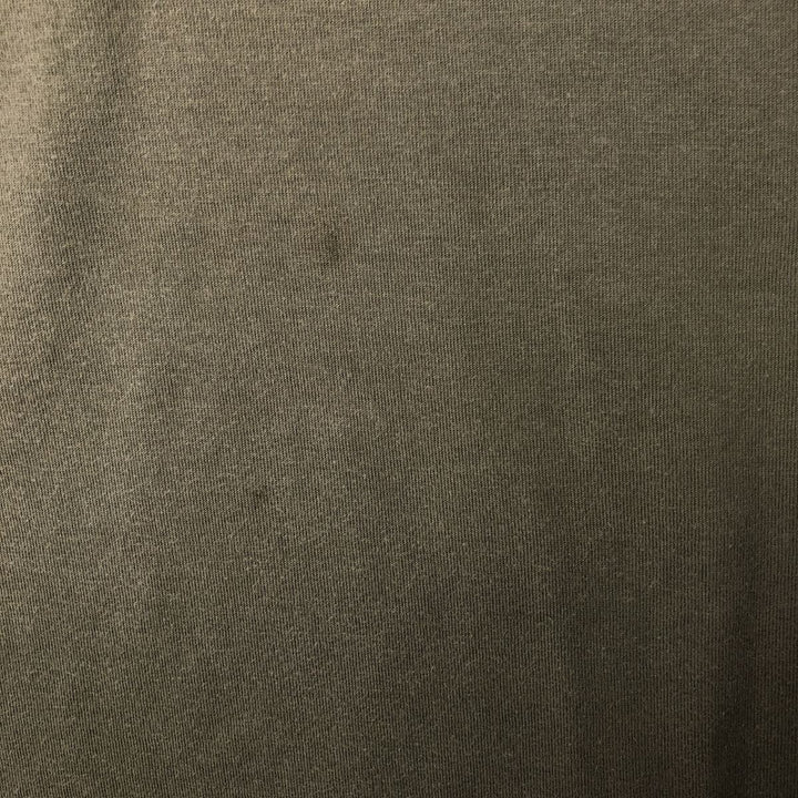 00'S Nike logo print T-shirt, men's XL size cotton Khaki type sage green Vintage Second Hand