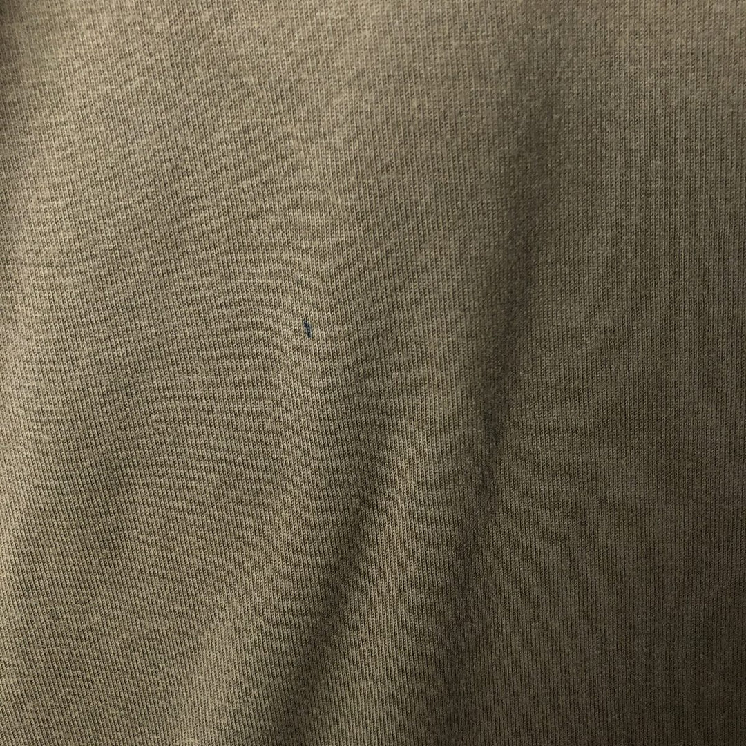 00'S Nike logo print T-shirt, men's XL size cotton Khaki type sage green Vintage Second Hand