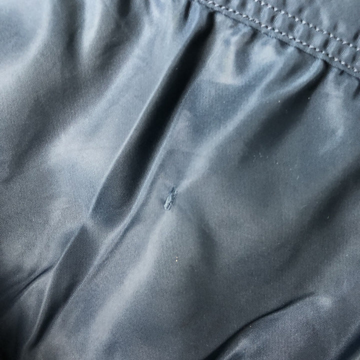 Civilian FLY CLUB MA-1 style padded military flight jacket, men's size L Nylon navy blue type Vintage Second Hand