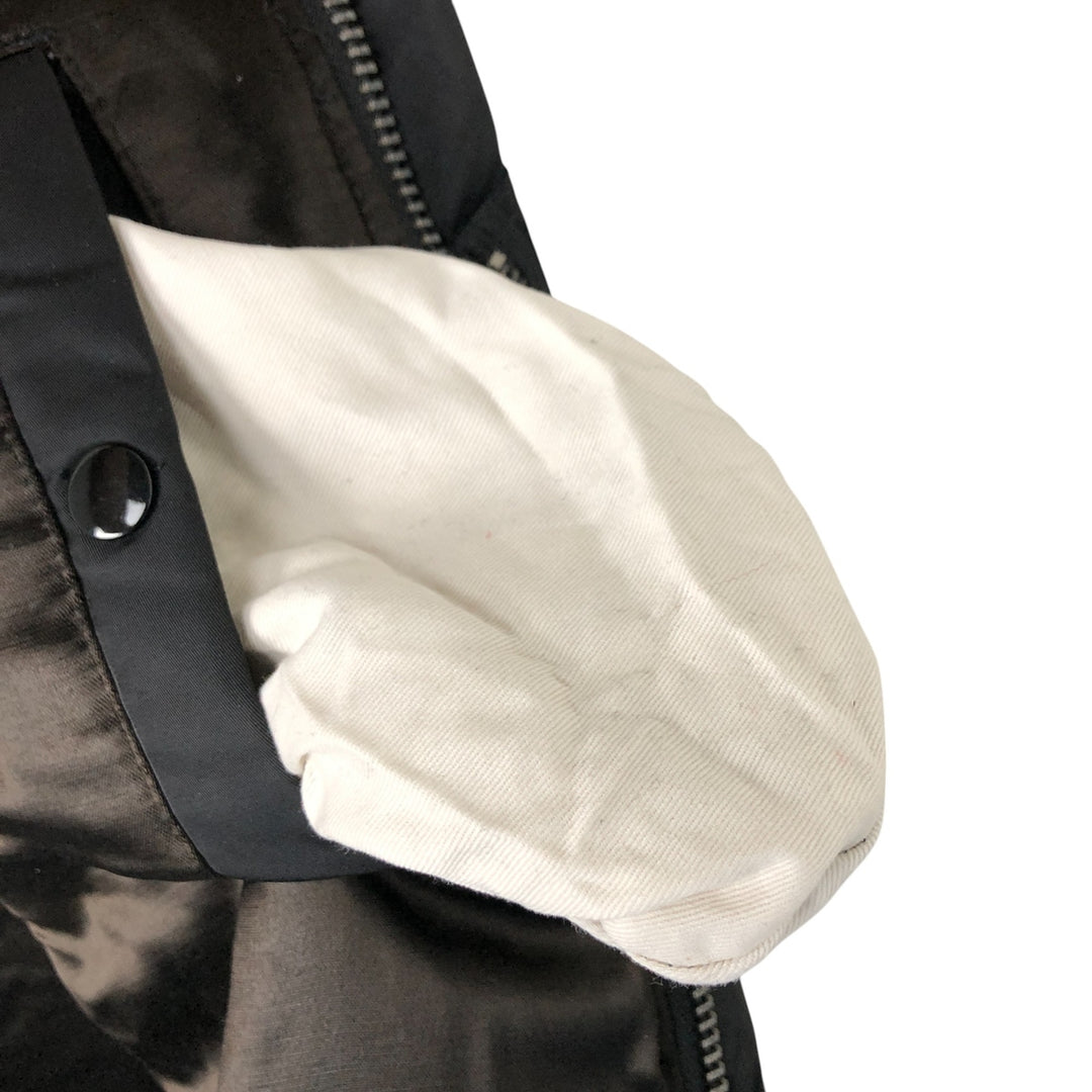 90'S civilian Schott American College MA-1 style padded military flight jacket, men's size XL Nylon black type Vintage Second Hand