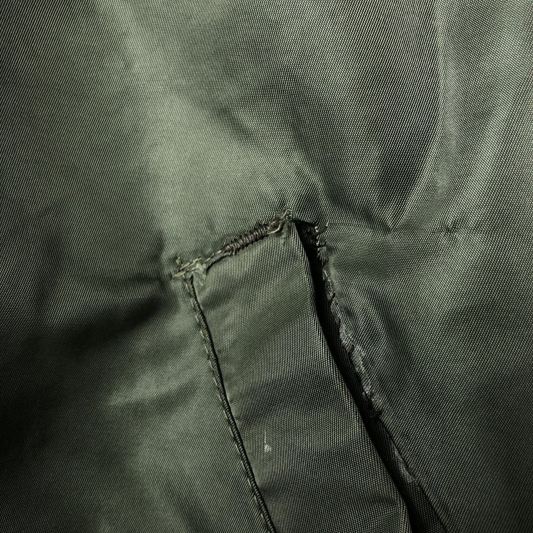 90'S civilian Avirex B-15 type padded military flight jacket, men's size M, vintage unclear Khaki type Vintage Second Hand