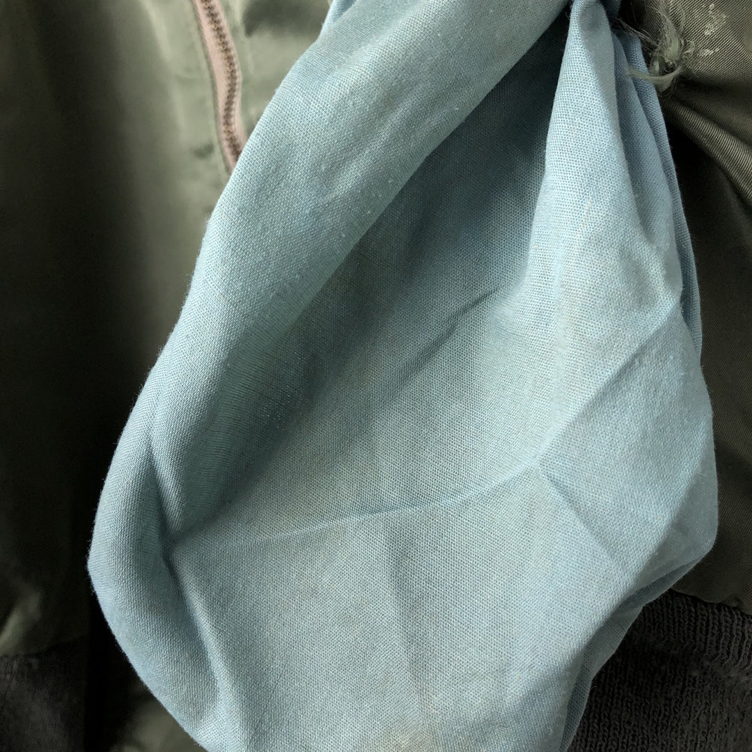 90'S civilian Avirex B-15 type padded military flight jacket, men's size M, vintage unclear Khaki type Vintage Second Hand