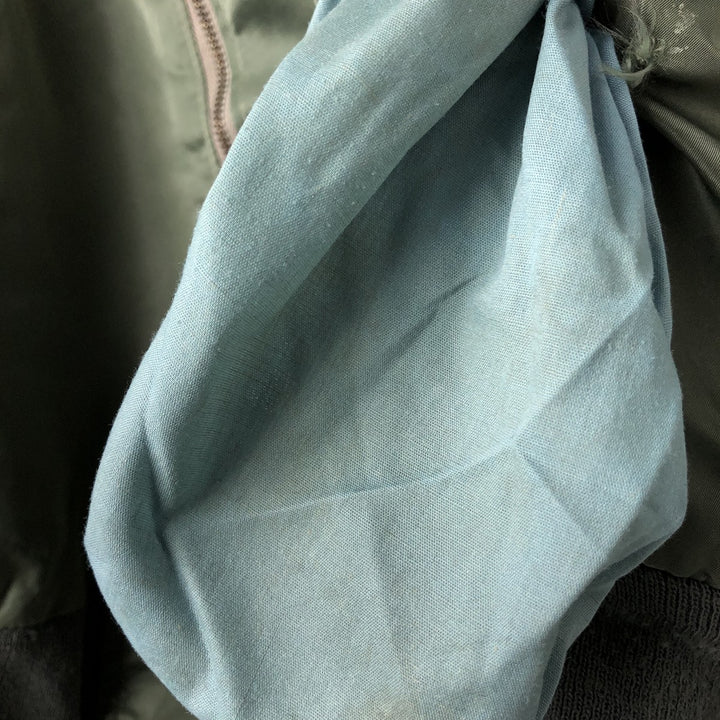 90'S civilian Avirex B-15 type padded military flight jacket, men's size M, vintage unclear Khaki type Vintage Second Hand