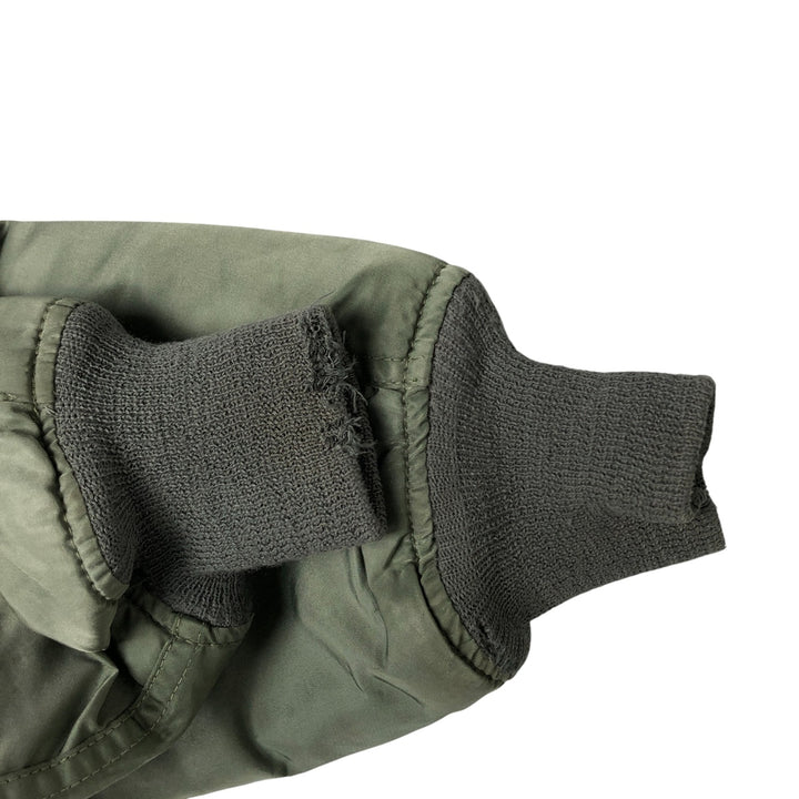 90'S civilian Avirex B-15 type padded military flight jacket, men's size M, vintage unclear Khaki type Vintage Second Hand