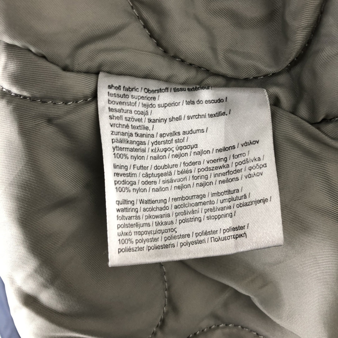 Alpha ALPHA Men's Padded Military Jacket (XXL) Nylon navy blue type Vintage Second Hand