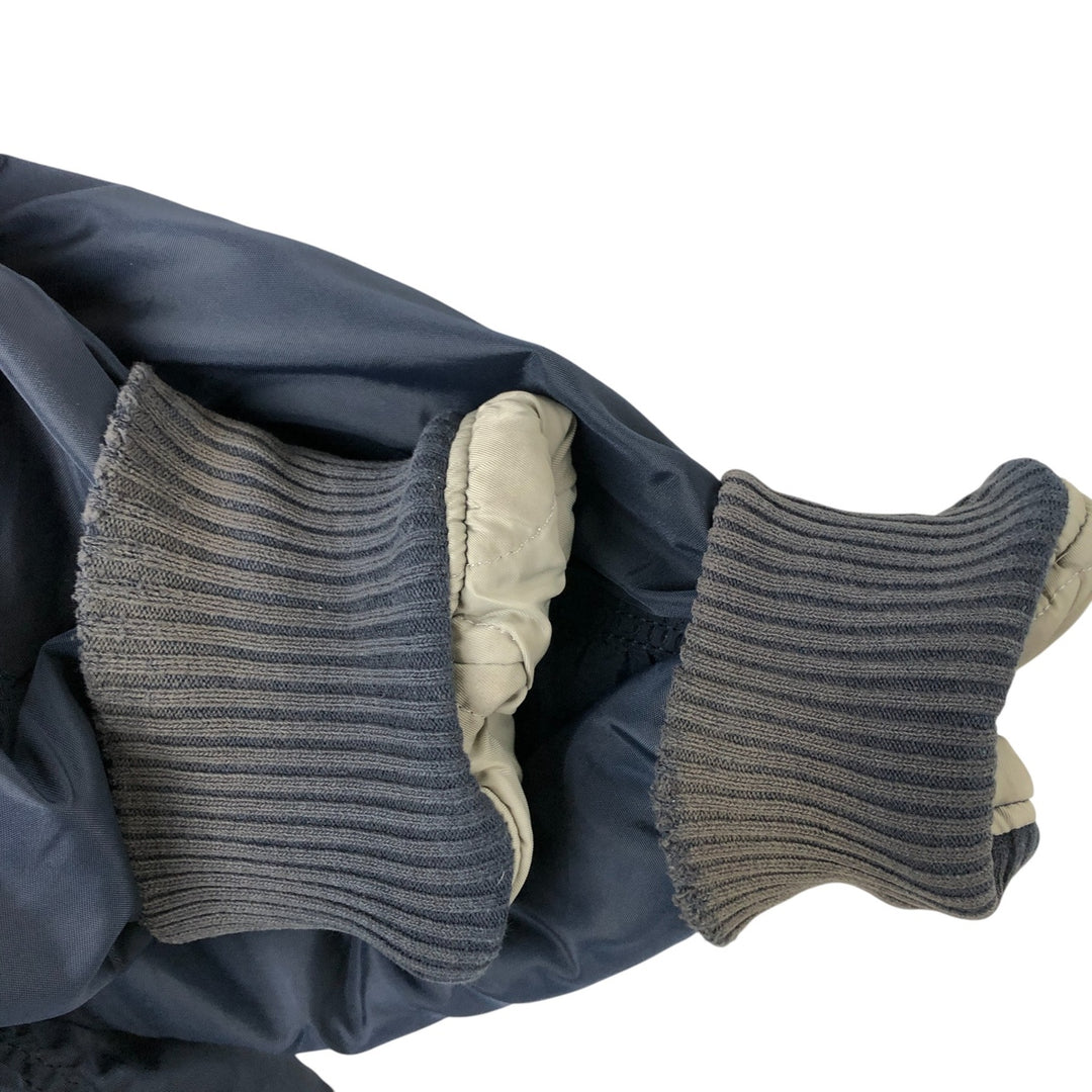 Alpha ALPHA Men's Padded Military Jacket (XXL) Nylon navy blue type Vintage Second Hand