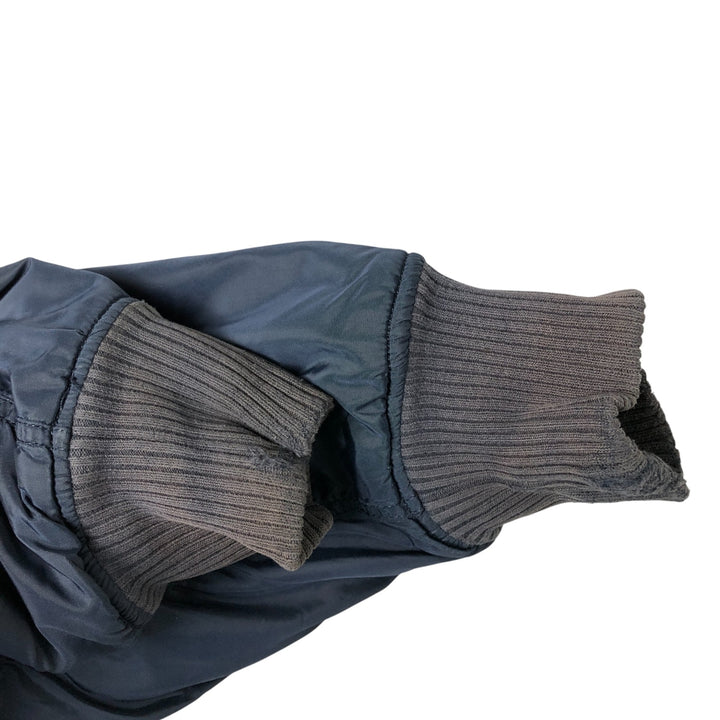 Alpha ALPHA Men's Padded Military Jacket (XXL) Nylon navy blue type Vintage Second Hand