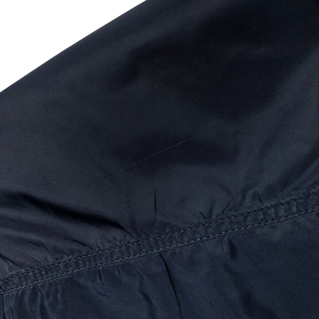 Alpha ALPHA Men's Padded Military Jacket (XXL) Nylon navy blue type Vintage Second Hand