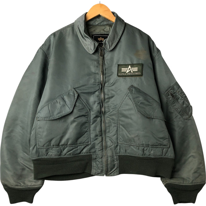 Civilian Alpha CWU-45 Nylon Silver type Vintage Second Hand