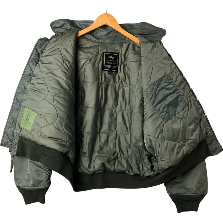 Civilian Alpha CWU-45 Nylon Silver type Vintage Second Hand