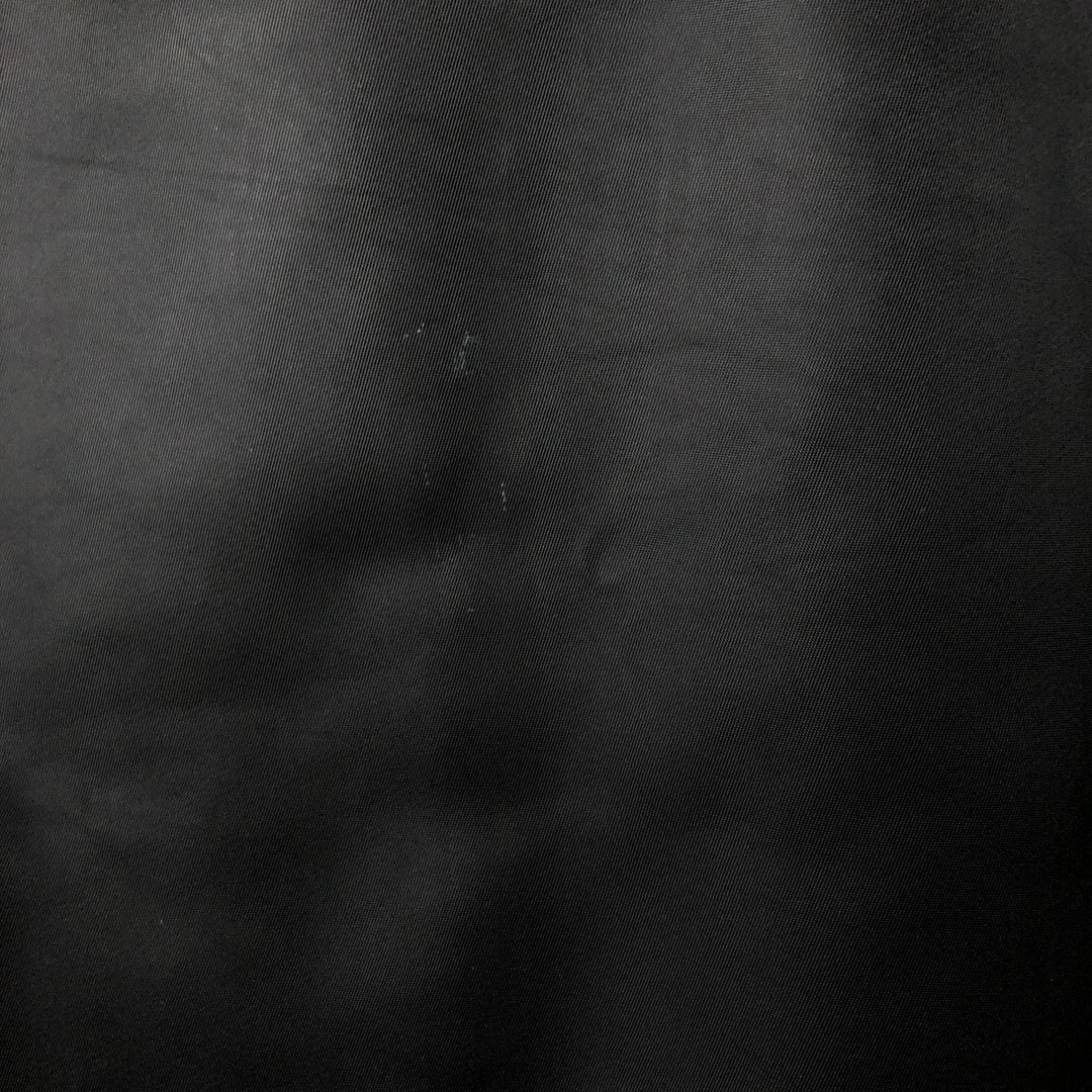 Civilian Alpha MA-1 style padded military flight jacket, men's size L Nylon black type Vintage Second Hand