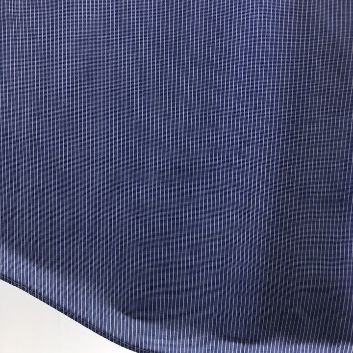 Brooks Brothers Est.1818 Short Sleeve Button-Down Striped Shirt, Men's M cotton Blue type light blue Vintage Second Hand