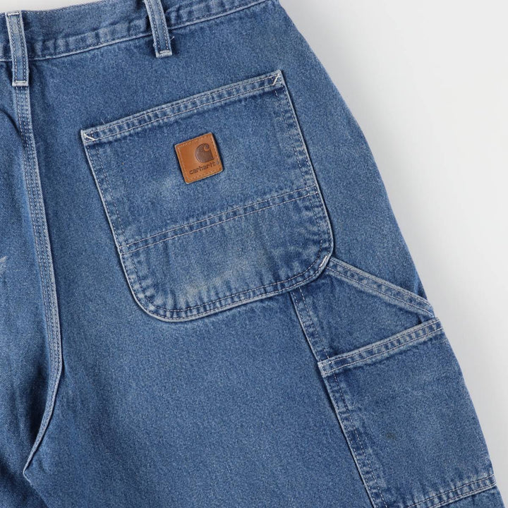 Carhartt Original Dungaree Fit Denim Painter Pants, Men's, W34 equivalent cotton blue type Vintage Second Hand