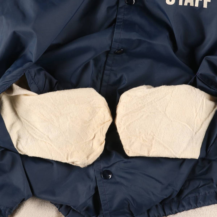 70'S Champion Runner's Tag Coach Jacket Made in USA Men's M Size Vintage unknown navy blue type Vintage Second Hand