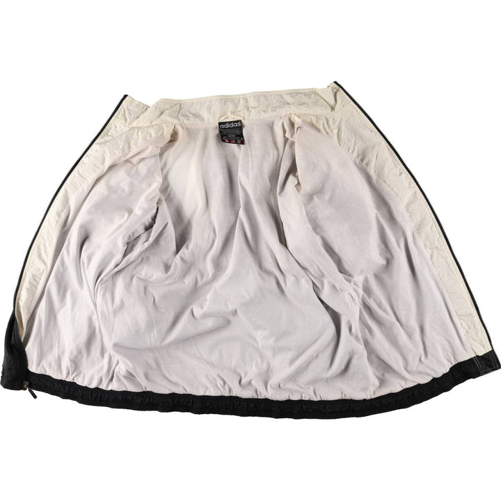 Vintage 80s-90'S Adidas nylon jacket, men's XL size Nylon black type Vintage Second Hand