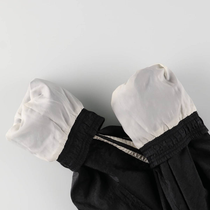 Vintage 80s-90'S Adidas nylon jacket, men's XL size Nylon black type Vintage Second Hand