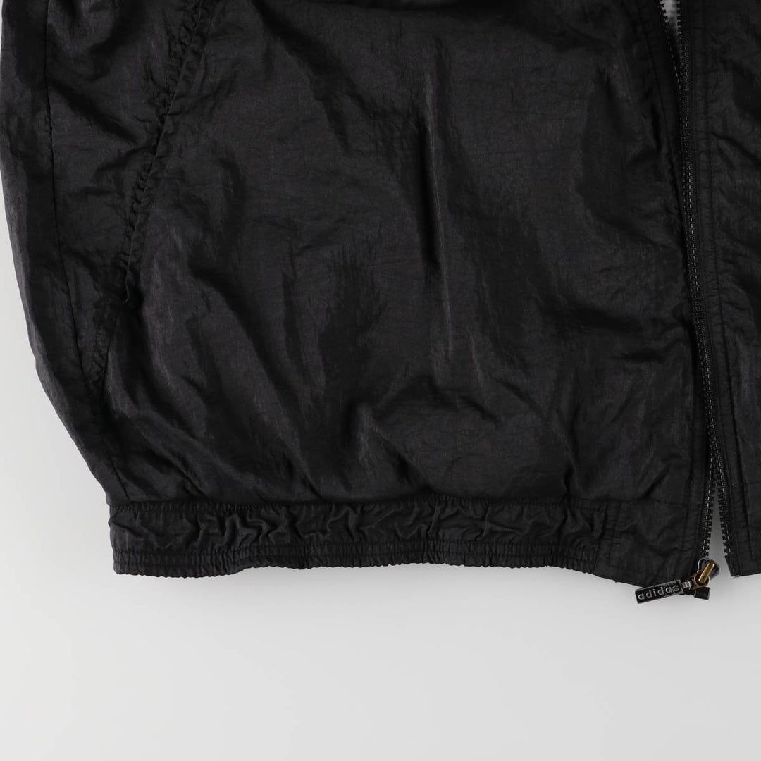 Vintage 80s-90'S Adidas nylon jacket, men's XL size Nylon black type Vintage Second Hand