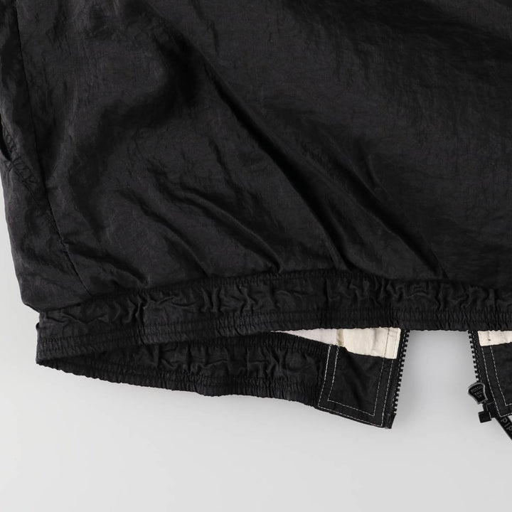 Vintage 80s-90'S Adidas nylon jacket, men's XL size Nylon black type Vintage Second Hand