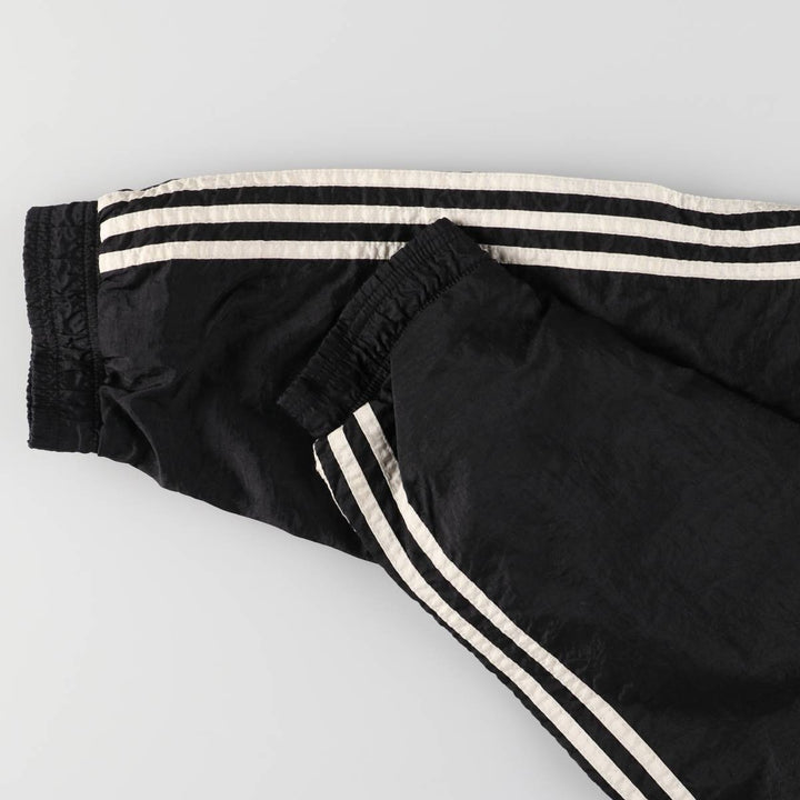 Vintage 80s-90'S Adidas nylon jacket, men's XL size Nylon black type Vintage Second Hand