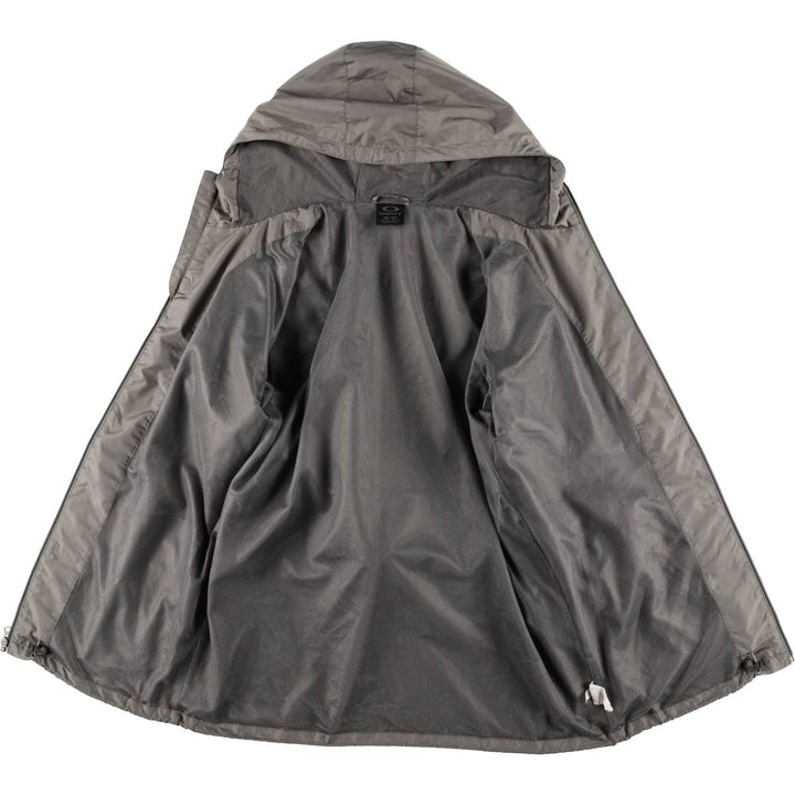 Oakley Hooded Windbreaker Men's XL polyester gray type Vintage Second Hand