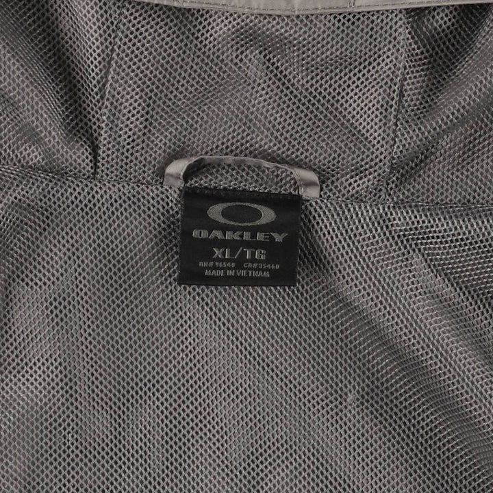 Oakley Hooded Windbreaker Men's XL polyester gray type Vintage Second Hand