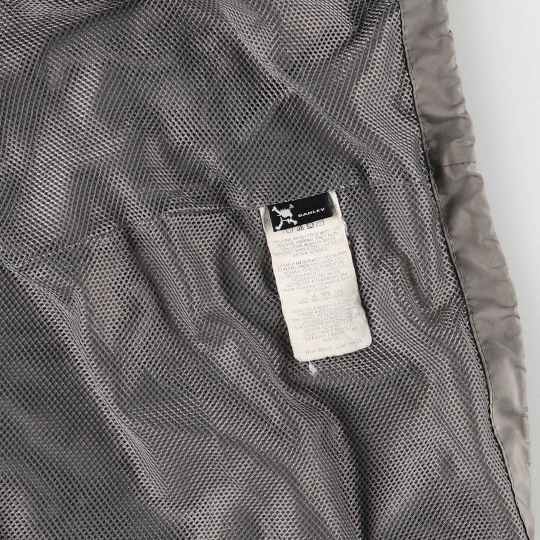 Oakley Hooded Windbreaker Men's XL polyester gray type Vintage Second Hand