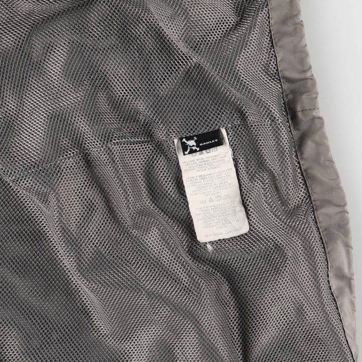 Oakley Hooded Windbreaker Men's XL polyester gray type Vintage Second Hand