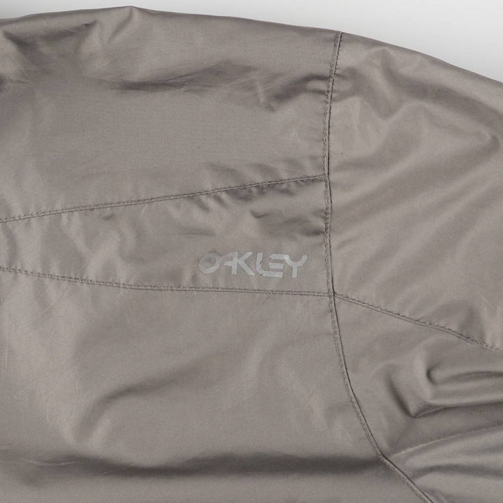 Oakley Hooded Windbreaker Men's XL polyester gray type Vintage Second Hand