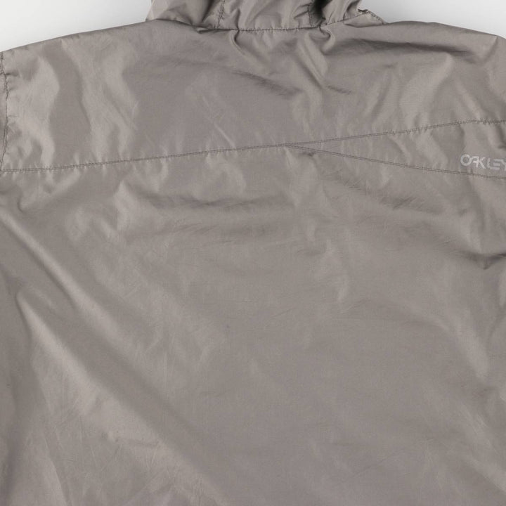 Oakley Hooded Windbreaker Men's XL polyester gray type Vintage Second Hand