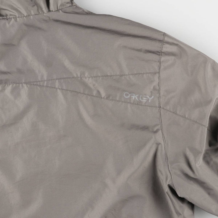 Oakley Hooded Windbreaker Men's XL polyester gray type Vintage Second Hand