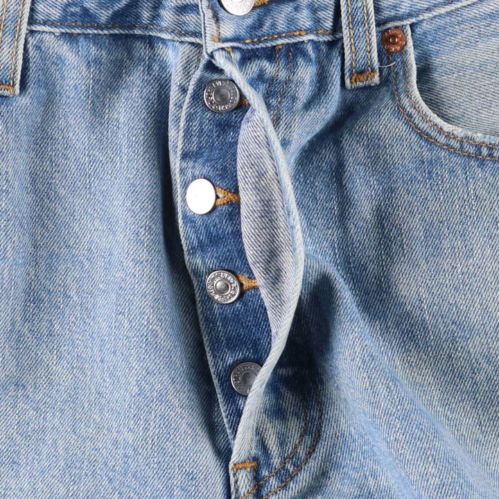 00'S Levi's 0501-0134 Straight denim pants for men, size w34 cotton blue type Vintage Second Hand