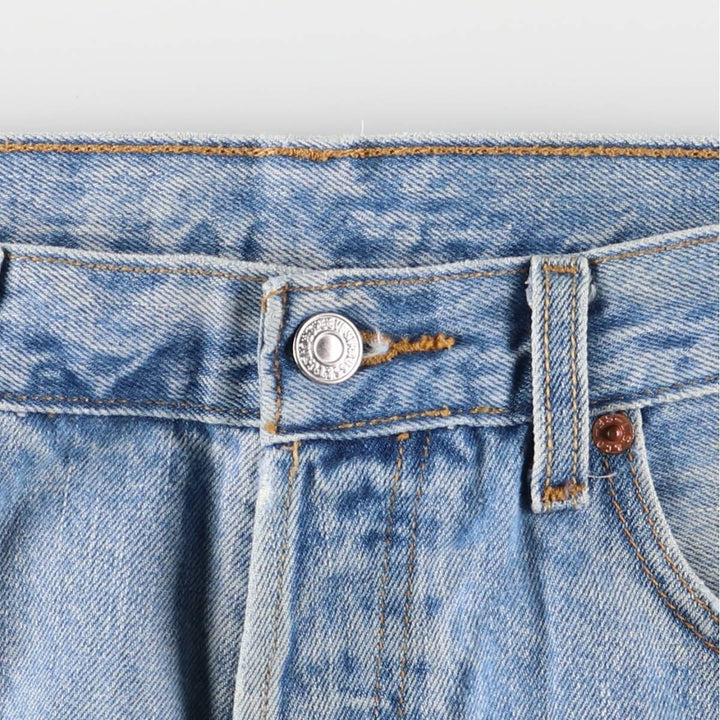 00'S Levi's 0501-0134 Straight denim pants for men, size w34 cotton blue type Vintage Second Hand